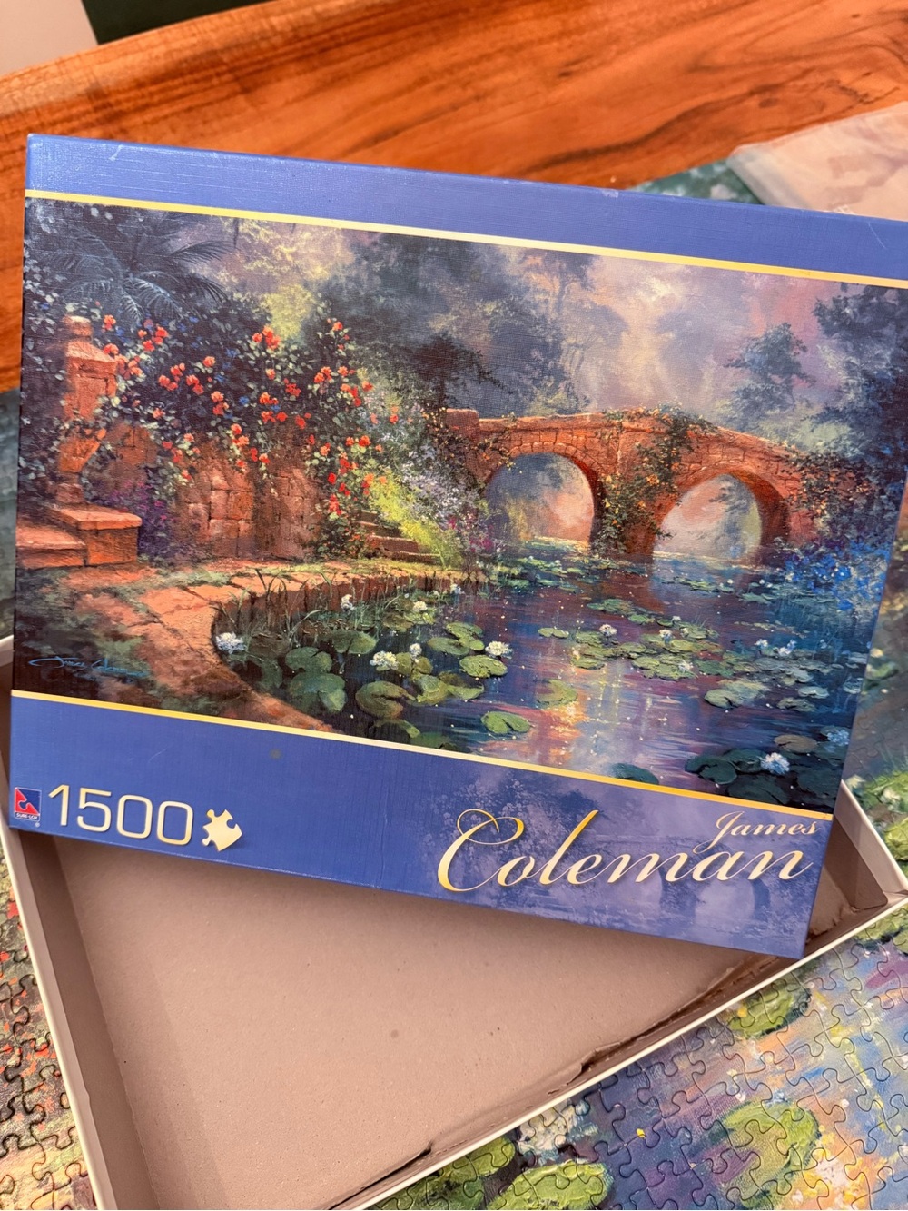 1500-Piece Scenic Bridge Puzzle - Coleman